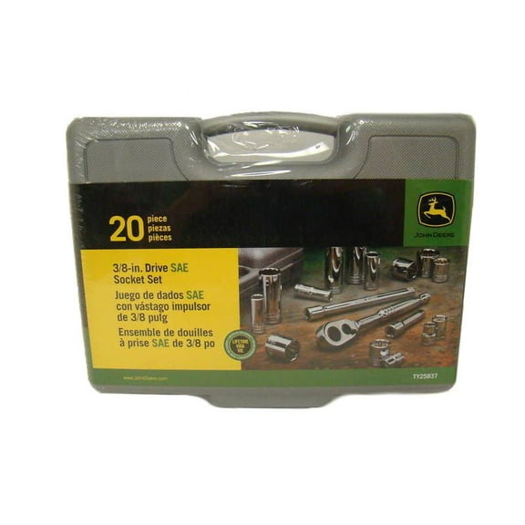 John Deere 20-Piece 3/8" Drive SAE Socket Set - TY25837