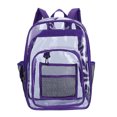 thumbnail image 1 of Toystoory Bolso de hombro impermeable Mochilas de gran capacidad con bolsillos laterales Cartera de paraguas de estudiante para escuela Escalada Violeta, 1 of 6
