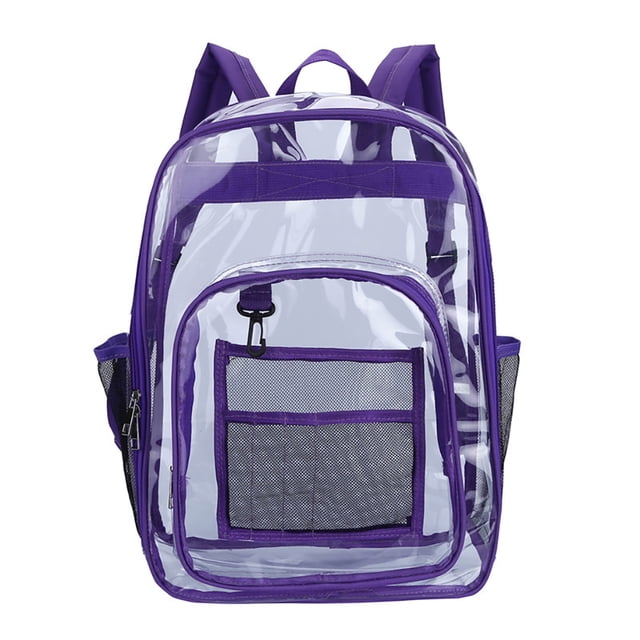 Toystoory Bolso de hombro impermeable Mochilas de gran capacidad con bolsillos laterales Cartera de paraguas de estudiante para escuela Escalada Violeta