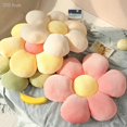 thumbnail image 2 of 35/45cm Stuffed Six Petal Flower Cushion Girly Room Decor Sunflower Pillow Bay Window Pink Flower Sit Bedroom Seat Pillow, 2 of 5