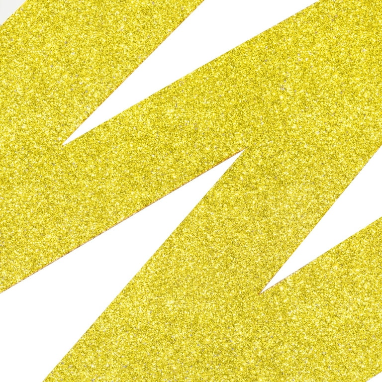 126 Pieces Make Your Own Banner Kit - DIY Banner with Gold Glitter
