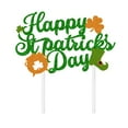 thumbnail image 2 of Oleegame 2PC St. Patricks's Day Decorative Pullover Irish Birthday Party Cake Insert Green, 2 of 4
