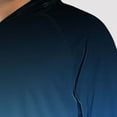 thumbnail image 5 of OHMZYZO Men's Sun Protection Hoodie Shirts Long Sleeve UPF 50+ Swim Shirt with Hood Lightweight Quick Dry Running Hiking Tops ZZ-Blue L, 5 of 7