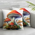 thumbnail image 3 of GOSMITH   Mushroom Pillow Case  Inch Decorative Square Couch Pillow Cover Cute  Throw Pillowcase for Sofa Living Room Bed Decoration,, 3 of 5