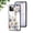White Flower, variant on SaniMore for iPhone 15 Pro Max Case, 31 Diamonds Glass Vehicle Magnetic Support Flexible TPU Flower Pattern Cover with 360° Rotatable Ring Kickstand Shockproof Protective Shell, Red Flower