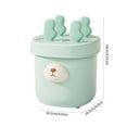 thumbnail image 2 of Popsicle Mold, Cute Bear Animal Homemade Ice Cream Molds Set, BPA Free, Reusable Easy Release Ice Pop Make, 2 of 8