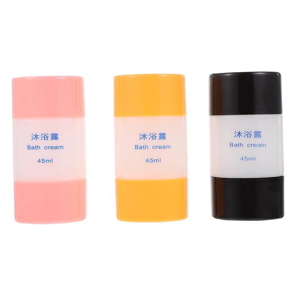 GOOHOCHY Juego de 3 botellas portátiles tres en uno para viajes o salidas (colores surtidos)