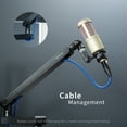 thumbnail image 2 of VIVO Clamp-on Low Profile Height Adjustable Heavy Duty Microphone Desk Mount, 2 of 8