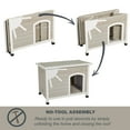 thumbnail image 4 of MidWest Homes for Pets, Eillo Folding Wooden Dog House, No Tool Assembly, for Medium Dogs, 4 of 7