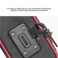 thumbnail image 3 of Langgg Bike Phone Mount Bag Waterproof Cycling Front Frame Top Tube Handlebar Bag with Touch Screen Holder Case red, 3 of 6