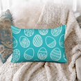 thumbnail image 3 of GCKG Doodle Easter Seamless Pattern Easter Eggs Pillow Cases Pillowcase 20x30 inches, 3 of 4
