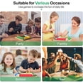 thumbnail image 7 of TAETOE Shut The Box Game Wooden with Dice, 2-4 Player Math Strategy Game for Adults Kids - Close The Box Board Number Learning Activity, Family Travel Pub Games, 7 of 7