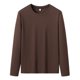 thumbnail image 2 of Sudadera de cuello redondo con forro polar para hombre: manga larga, corte ajustado, poliéster y spandex, tallas L-XXXXXL, 2 of 6