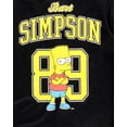 thumbnail image 2 of Boys Bart Simpson Baseball Jersey T-Shirt - Little and Big Boys Sizes 4-20 Black/Yellow, 2 of 6