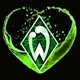 thumbnail image 1 of Kits de pintura de diamantes cuadrados completos Werder Bremen Football Club Emblem Art (FC944) Sywqhk Decoración hogareña, 1 of 9