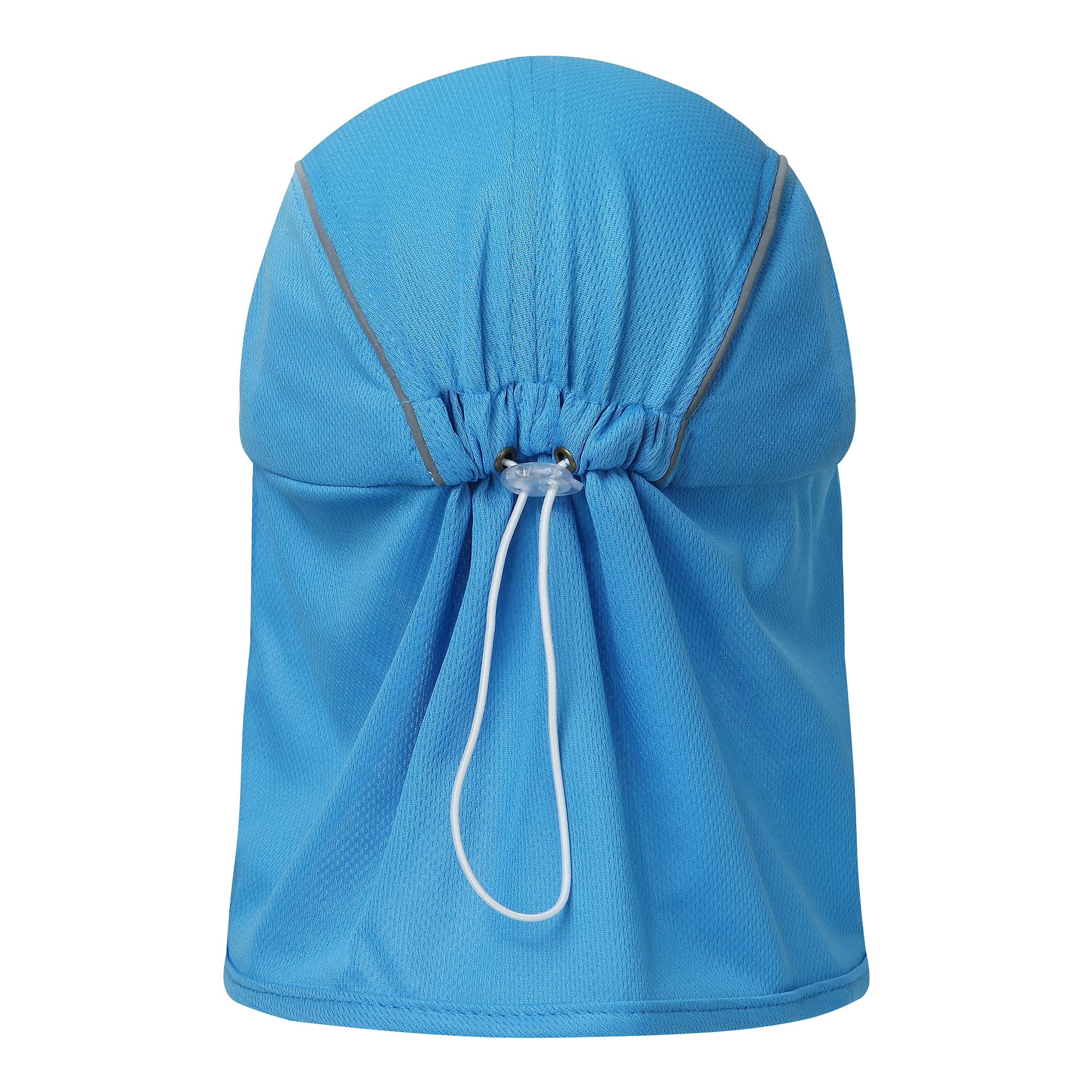 A-SAFETY Mens UV Sun Protection work Cap Safari Hike Cap with Reflective Neck Flap Fishing Orang Yellow Hat
