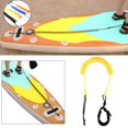thumbnail image 3 of Correa de Tablero de Surf, 10FT TPU Enroldo de piezaza, Tablero de Y Correas de de Surf, Cuerda de Pierna de Correa de Tobillo Acolch Amarillo DYNWAVEMX Correa de tobillo de surf, 3 of 8