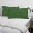 thumbnail image 3 of Happy St. Patrick's Day Pillow Covers, Linen Long Throw Pillow Case, Spring Lucky Green Grasses Rustic Holiday Pillow Protector Decorative Cushion Cover for Living Room/Bedroom 12" x 20", 3 of 8