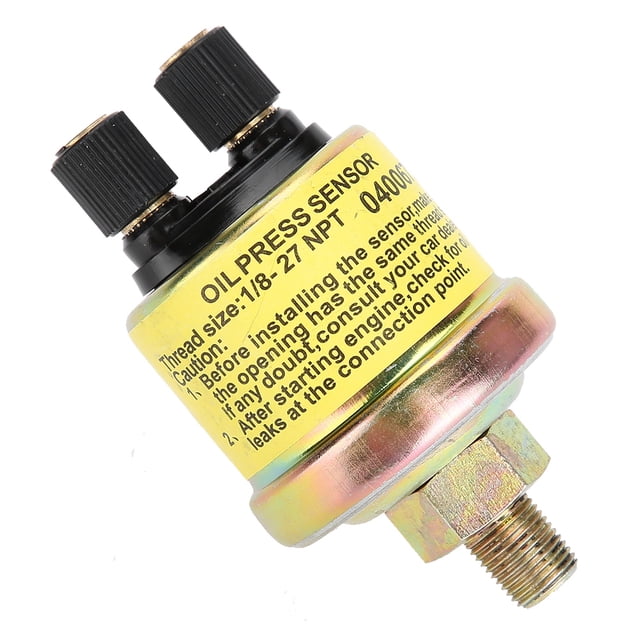 Sensor de Presión de Aceite del Motor de Automóvil, Sensor de Presión de Aceite del Motor de Repuesto Universal 1/8 NPT Para Medidor del Mercado de Accesorios
