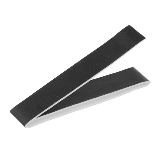 Protector de cabeza de raqueta de bádminton de 24,8 cm, marco , cinta protectora, protección de bordes, ancho de 12mm para práctica de raqueta Negro Sunnimix Empuñadura de raqueta de tenis