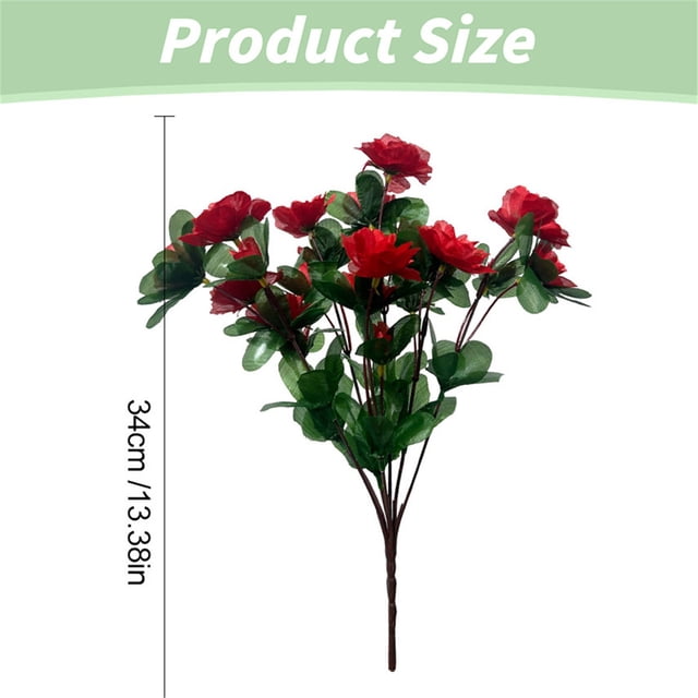6 Pcs Fleur Artificielle de Camélia, Rouge Vif, Pièces Simples Ou Multiples Pouvant Être Combinées pour une Décoration de Bouquet Simulée Esthétique et Pratique Personnalisée, 1 Fleur Artificielle * 6