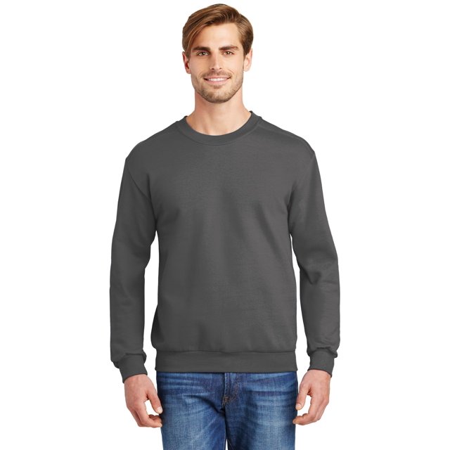 Sudadera Anvil de cuello redondo. 71000 L Carbón Yunque 949174