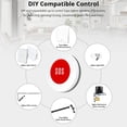 thumbnail image 4 of Tuya Smart ZigBee SOS Button Sensor Alarm Elderly Children Alarm Emergency Help Switch Tuya Smart Life Remote Control, 4 of 8