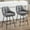 Gray, variant on JURANYAZHU 26.3'' Seat Height Swivel Bar Stools, Tufted Mid-back Bar Chair (Set of 2)