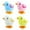 Multi-color, variant on Cartoon Chick Wind Up Clockwork Toys Lovely Kids Plush Wind-up Walking Toys Baby Toys