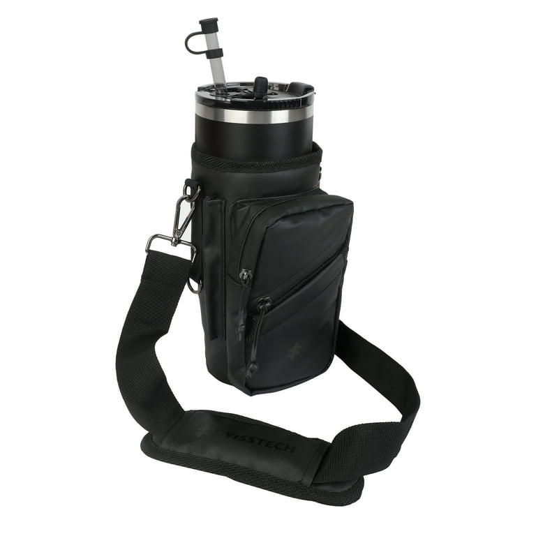 Swiss Tech Insulated Triple Walled Ceramic Coated, 40 oz Black