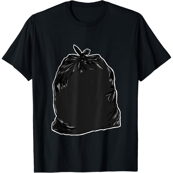 Trash T-Shirt men and women can wear, black, white, gifts