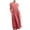 Womens Dresses-Red, variant on Homenesgenics Plus Size Dresses for Women Spring Summer 2025 Women's Fashion Solid Sleeveless Round-neck Retro Long Dress/Beige