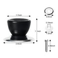 thumbnail image 2 of 6 Pomos Universales Para Tapa De Olla, Utensilios De Cocina, Repuesto Para Tapa De Cacerola, Asas De Sujeción Para Tapa De Olla, Perillas De Mango, Cacerola, Cubierta De Hervidor, Cacerola De Cristal,, 2 of 5
