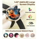 thumbnail image 2 of Reloj inteligente LIGE para mujer de 1,43 pulgadas AMOLED para Android y iPhone, color negro, 2 of 9