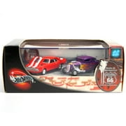Hot Wheels 100% Route 66 Rendezvous 2 Car Set '69 Camaro & '34 Ford