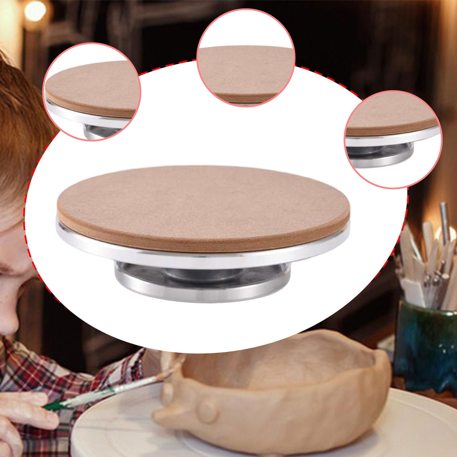 FVDPWYE Sculpting Wheel Turntable Heavy Duty Rotating Turntable for Ceramic Art Spraying 20cm