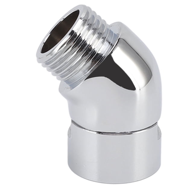 CODO DE CABEZA DE DUCHA, Ajuste de Ángulo fljo ilimitado G1/2 Pulgadas de Hilo Ampliamento Adaptador aplicado de Codo de Ducha para el Inodoro para el inodoro