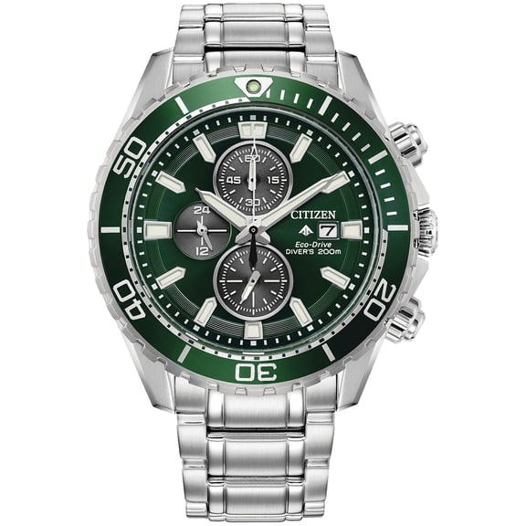 Citizen Men's Promaster Dive Eco-Drive Green Dial Watch - CA0820-50X