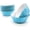 Light Blue2, variant on Gold Cupcake Liners, Standard Size Gold Foil Cupcake Liners Wrappers Metallic Baking Cups,Muffin Paper Cases, 100 Pack