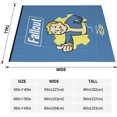 thumbnail image 4 of Flannel Fleece Blanket Super Soft Warm Cozy Bed Blanket Plush Lightweight Sofa Throw Blanket, 4 of 7