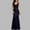 Navy, variant on Nnhblu Women's Sequins Slim Fit Fishtail Dress Evening Dress Dress Wedding Guest Dresses for Women Formal Dresses for Women Navy