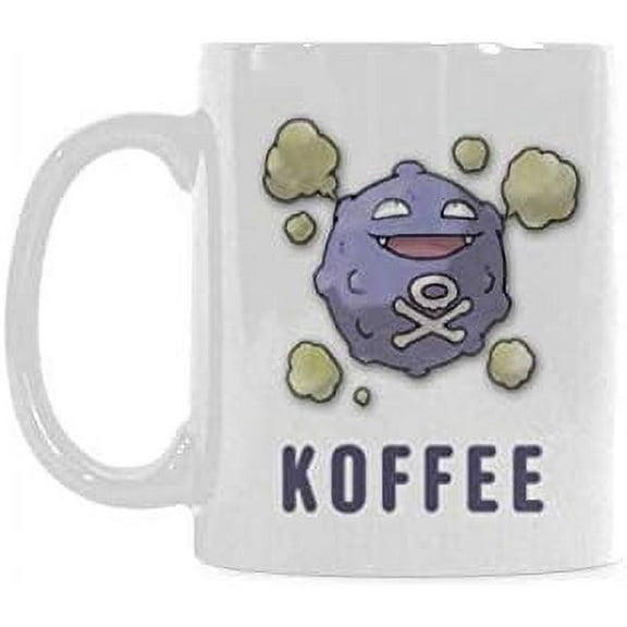 Top Koffing Koffee Coffee Mug or Tea Cup,Ceramic Material Mugs,White - 11oz