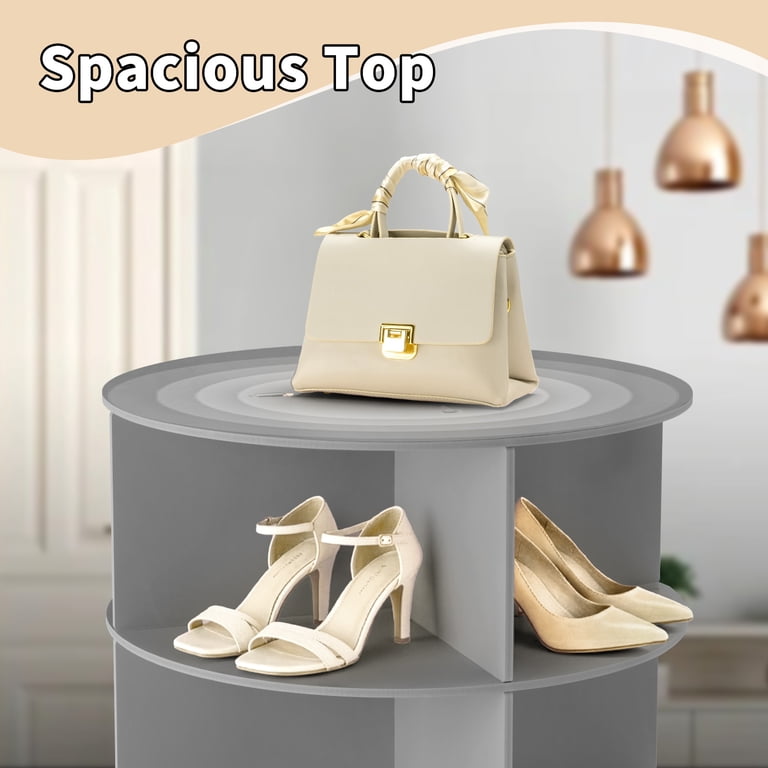 Ktaxon 7-Tier Rotating Shoe Rack Tower, Free Standing 360