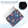 thumbnail image 2 of FORMRS 13"-13.3" Laptop Sleeve Protective Case Soft Carrying Quilted Computer Bag Cover, Pink Jellyfish, 2 of 7