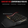 thumbnail image 3 of One Handed Mechanical Gaming Keyboard , 35 Keys One-handed Mechanical, 3 of 5