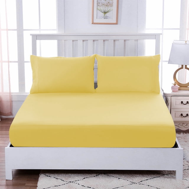 Sábana ajustable Funda de almohada Juego de fundas de colchón Home Hotel Juego de sábanas de poliéster Twin 3pcs / set Scienceny HA5199-13B