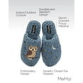 thumbnail image 3 of MeMoi Women's Night Owl Hard Bottom Plush Slippers - Womens - Female, 3 of 7