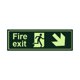 thumbnail image 1 of Salida de incendiosFlechaAdvertencia Señales de seguridad Fumar Push Door Alarma Pegatina Fluorescente Wmkox8yii fhajkh3389, 1 of 1