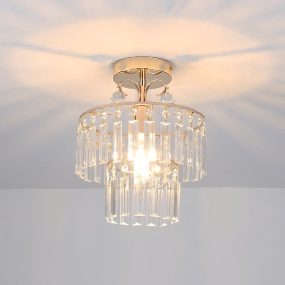 Modern Crystal Ceiling Light Fixture Pendant Lamp Chandelier Lighting 270mm 110V