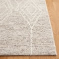 thumbnail image 3 of SAFAVIEH Ebony Tamsen Diamond Runner Rug, Gray/Ivory, 2'3" x 9', 3 of 7